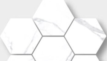 Statuario Tile Hex 3