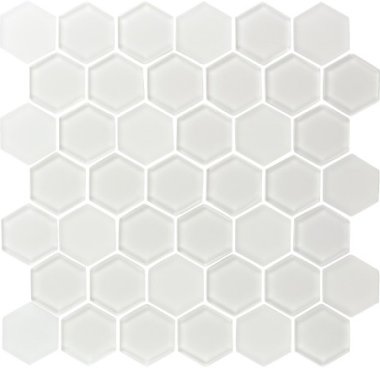 Pure Hexagon 2" x 2" - Ice White