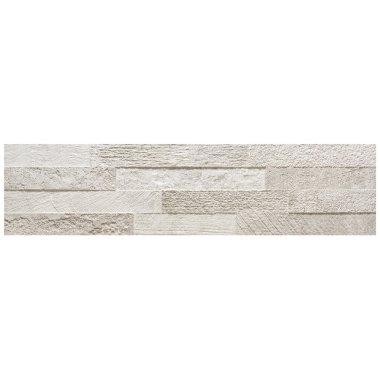 Moralis Wall Tile 6" x 24" - 3D White