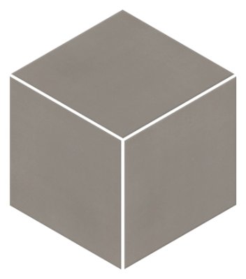 Neospeck 3D Cube Mosaic Tile 12" x 12" - Medium Grey