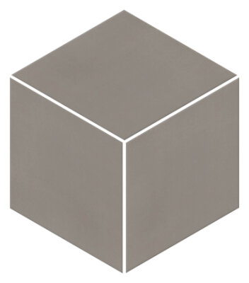 Neospeck 3D Cube Mosaic Tile 12" x 12" - Medium Grey