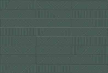 Geometra Tile 3" x 12" - Emerald Maze