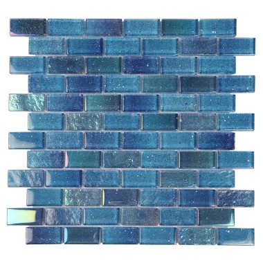 Pixie Dust Brick Tile 11.73" x 11.73" - Blue