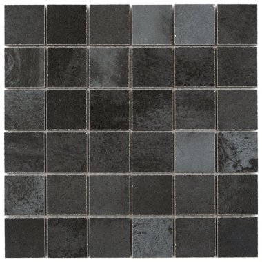 Revive Mosaic Tile 11.81" x 11.81" - Black Iron