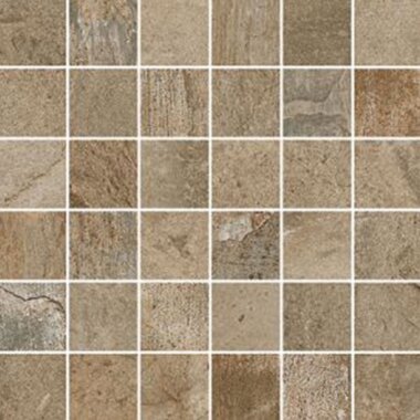 Gotham Mosaic Tile 12" x 12" - Beige