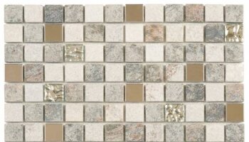 Quartzite Stone Tile Mosaic 7/8