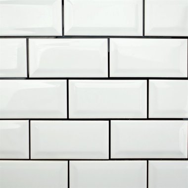 Everyday Tile Beveled 3" x 6" - White