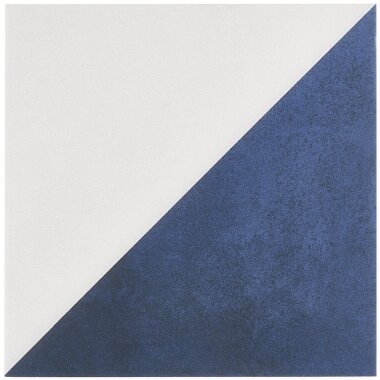 GeoPrism Cement Tile 8" x 8" - Dos Blue