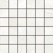 Pulpis Mosaic Tile "Satin" 12" x 12" - Bianco