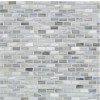 Agate Torino Silk 1/2 X 1 Mini Brick Mosaic Oj 12" x 12" - Torino
