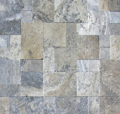 Efesus Stone Tumbled Tile 3 X 6 Antique Pewter Tumbled Tile 3 X 6 Antique Pewter