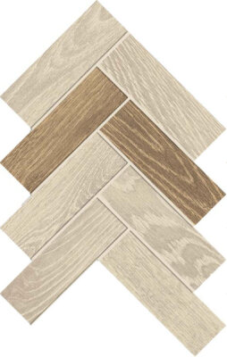 Homeland Herringbone Mosaic Tile 10" x 11" - Sun