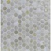 Agate Asolo Pearl 1 X 1 Hexagon Mosaic 12" x 12" - Asolo