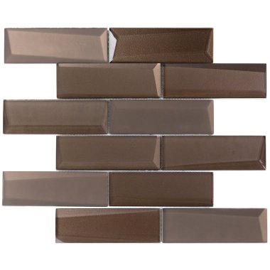 NewBev Brick Tile 12.14" x 12.53" - Bronze