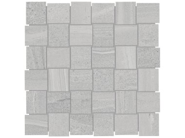 Davenport Basketweave Mosaic Tile 2" x 2" - Ice