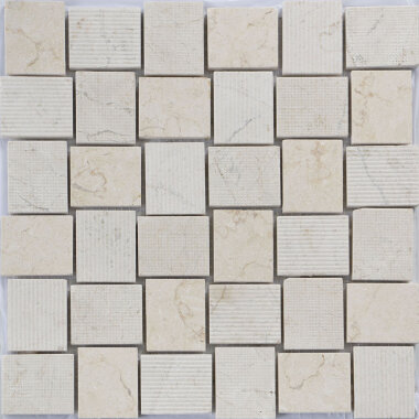 Bali Sumatra Mosaic Tile - 10.9" x 10.9" - Beige