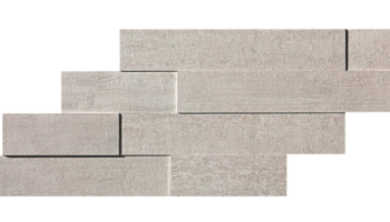 Mark Mosaic Brick 3D Matte Tile 11 3/8” x 23 1/4” - Pearl