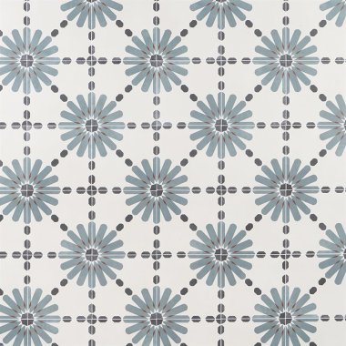Dhar Decor Tile 9" x 9" - Daisy Blue