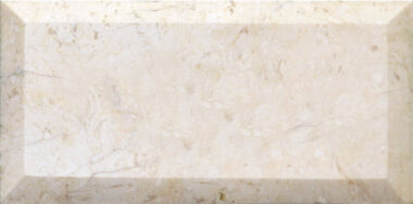 Field Tile Polished Beveled 3" x 6" - Crema