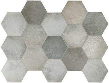 Heritage Hexagon Tile 7" x 8" - Shadow