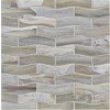 Agate Cortona Silk Zing 1X4 Mosaic 12" x 12" - Cortona