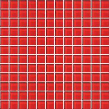 Color Appeal Tile Mosaic 1" x 1" - Cherry