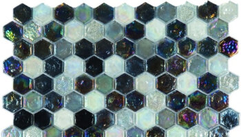 Glass Tile Hexagon Mosaic 12