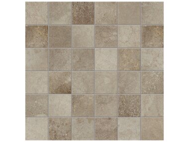 Ceraforge 2" x 2" Mosaic Tile 12" x 12" - Iron