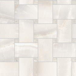 Akoya Weave Tile 12" x 12" - White