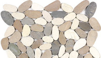 Spa Pebbles Flat Mosaic 12