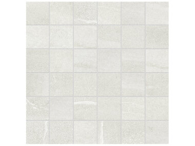 Crux 2" x 2" Mosaic Tile 12" x 12" - Ivory