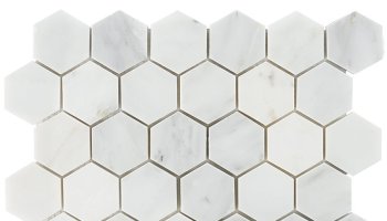 Asian Statuary Hexagon Tile 11.75