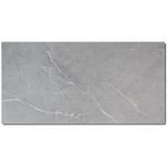 Crosby Chauny Marble Tile 12" x 24" - Medium Gray