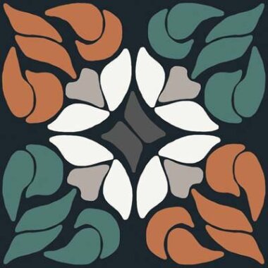 Fun Deco Tile 8" x 8" - Autumn 1