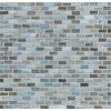 Agate Rimini Silk 1/2 X 1 Mini Brick Mosaic Oj 12" x 12" - Rimini