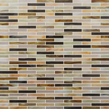 Murano Vena II Glass Mosaic Tile 1/4" x 2" - SM0223
