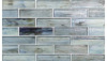 Haisen Azuline Natural 1X4 Brick Mosaic 12