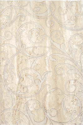 Classico Tra Wall Insert Tile 10" x 16" - Beige