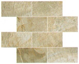 Fossil Tile Mosaic 3" x 6" - Beige