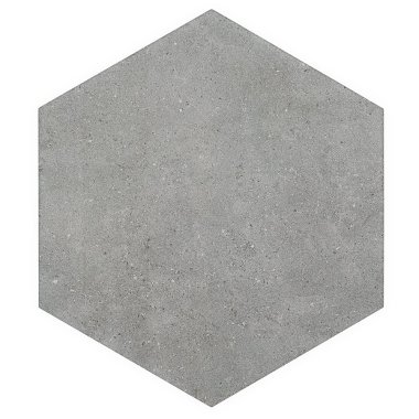 Piaka Hexagon Tile 13" x 14" - Cement Graphite