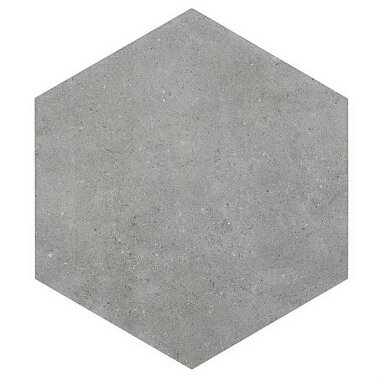 Piaka Hexagon Tile 13" x 14" - Cement Graphite