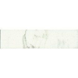 Marmi Bullnose Tile "Matte" 3" x 12" - Statuario Venato