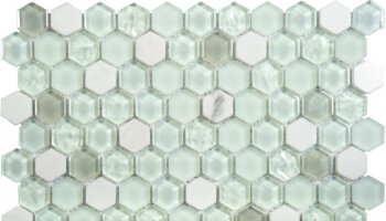 Glass Tile Hexagon Mosaic 12