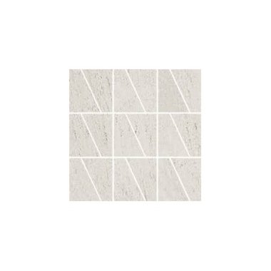Granum Trapezoid Mosaic Tile 12" x 12" - Bianco