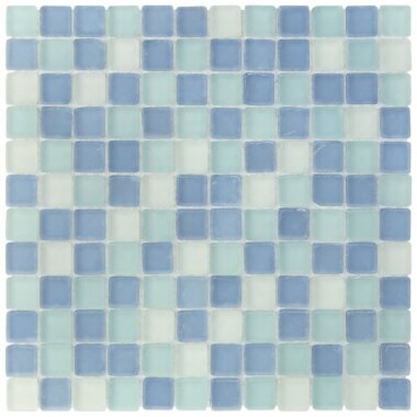 Beach Glass Mosaic Tile 12" x 12" - Surf