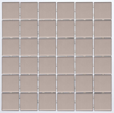 Colorado Mosaic Tile 12" x 12" - Tender Grey Matte