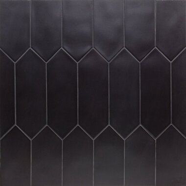 Kite Tile 4" x 12" - Black