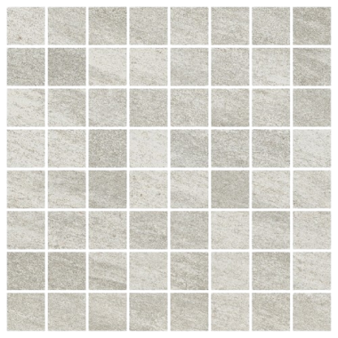 Quartzite 1.4" x 1.4" Mosaic Tile 12" x 12" - Bianco