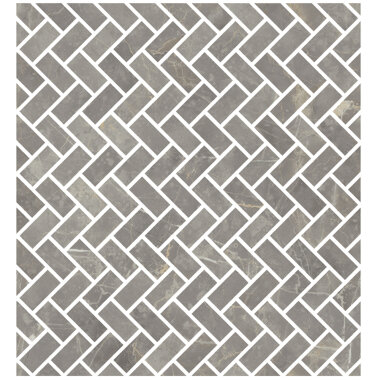 Marmorea Lisca Mosaic Tile 12" x 12.5" - Girigio Imperiale