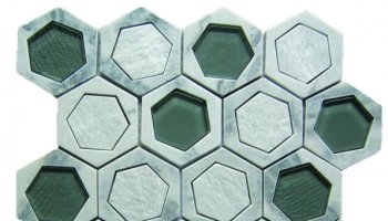 Marble Stone Tile Hexagon Mosaic 12